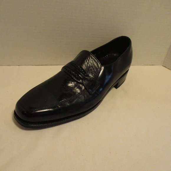 Florsheim Men Size 10.5 Black Slip On Business Travel Evening Dress Shoes main image 10